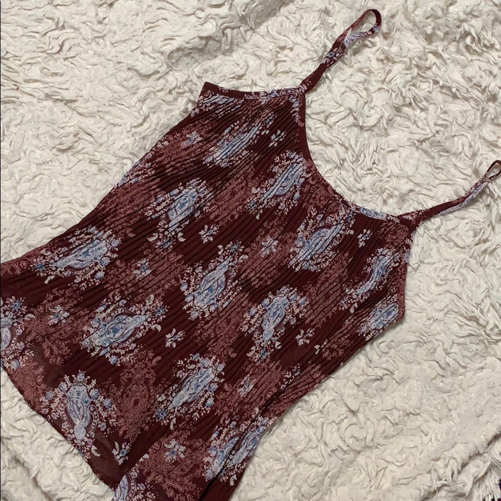 Burgundy Tank Top